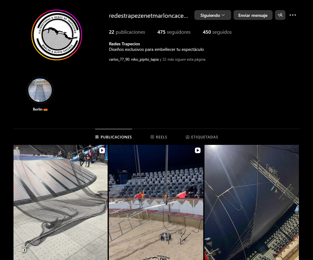 Instagram redestrapezenetmarloncaceres