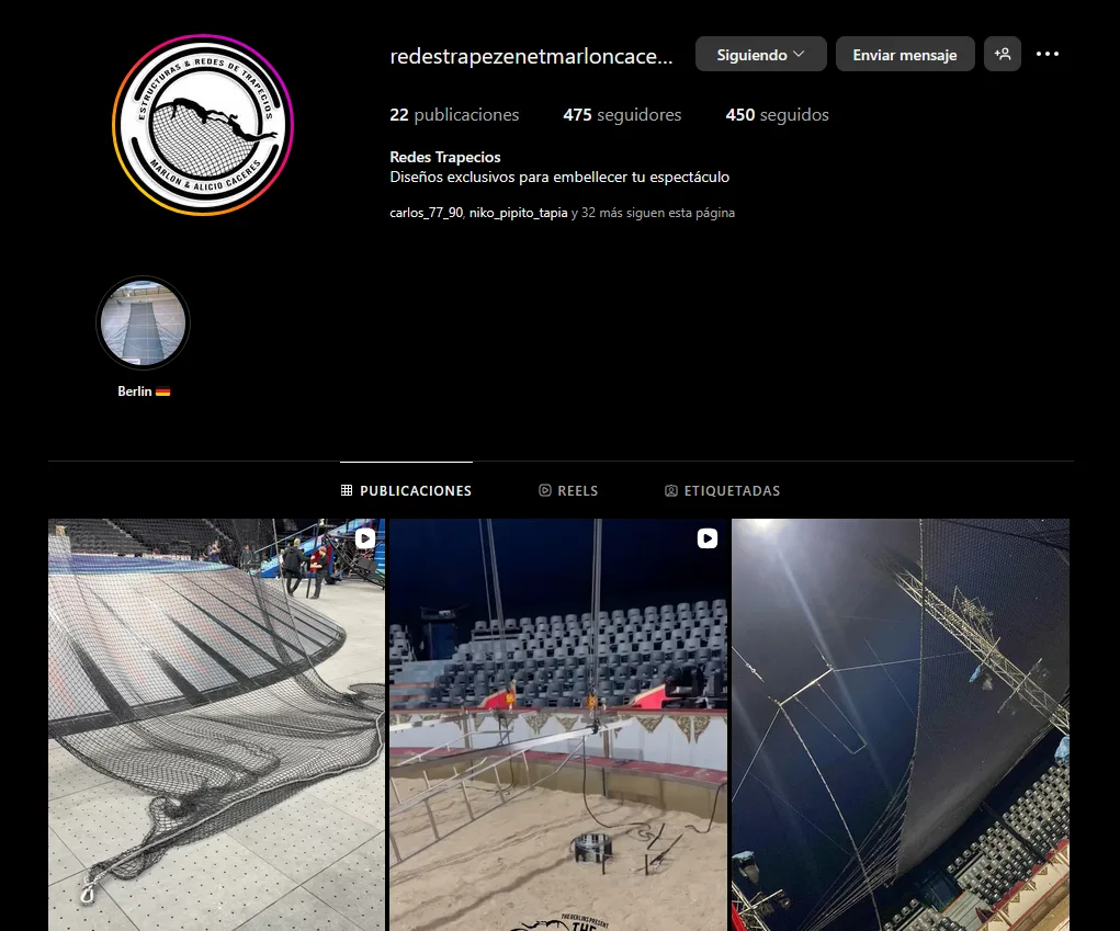 Instagram redestrapezenetmarloncaceres