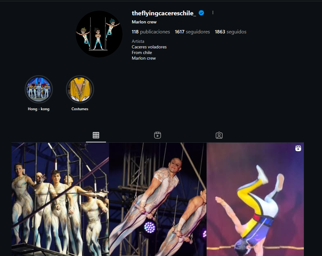 Instagram theflyingcacereschile_